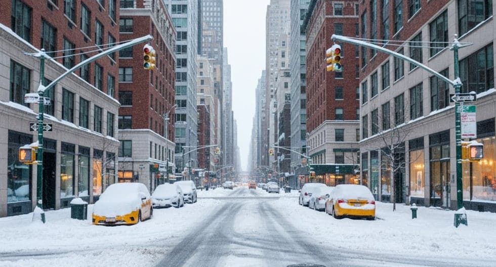 Nueva York vive su ola de frío más larga en 65 años