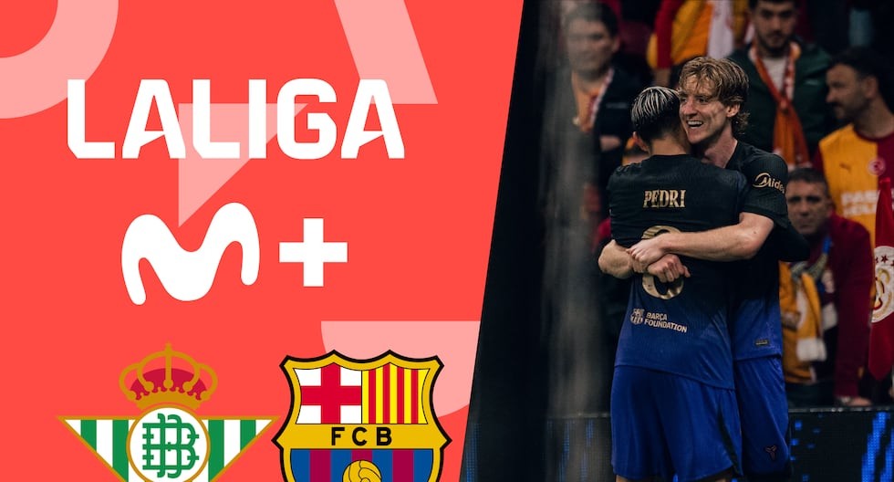 Dónde ver Real Betis vs FC Barcelona: horario y canales de Movistar Plus